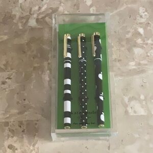 KATE SPADE “Dots & Stripes” Fine Tip Pen Set